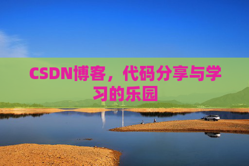 CSDN博客，代码分享与学习的乐园
